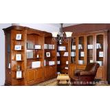实木家具 定制书柜 整体实木书柜 书柜设计 书柜样式 书房