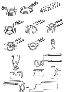 中频感应圈、喷水圈