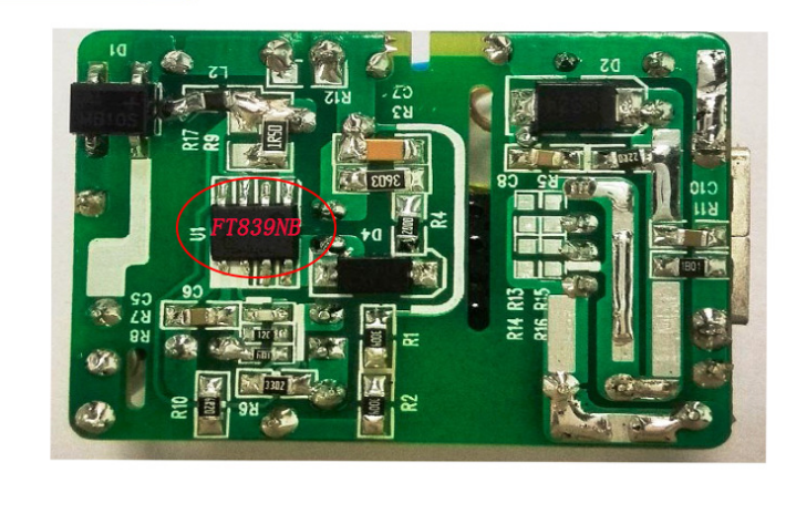  5V1A电源管理芯片 FT839NB 低成本5v1a电源