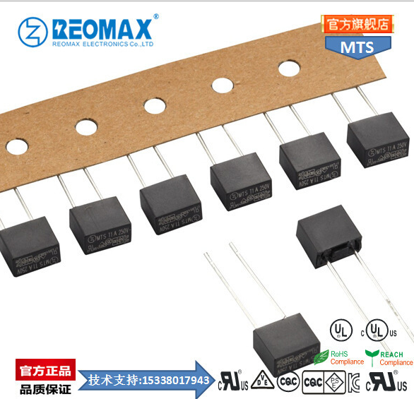 2A 250V MTS 塑封 方型 REOMAX 方块保险丝2A 250V MTS 塑封 方型 REOMAX 方块保险丝
